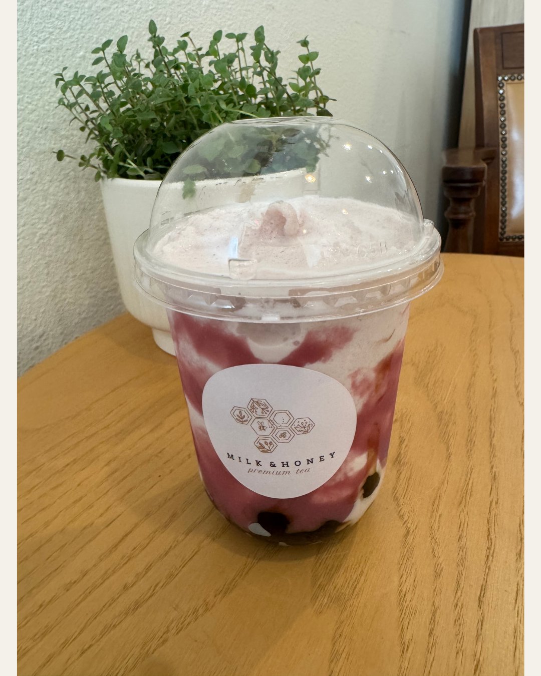 Taro Shake — Vanilla Ice Cream and Taro Blended with Ice